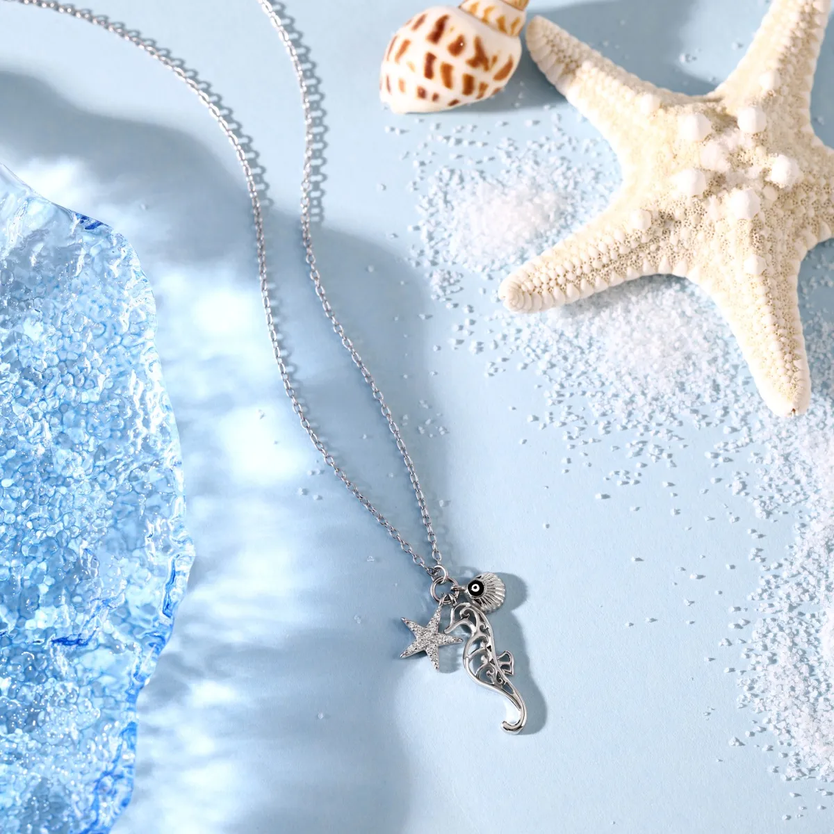 Minimalist Cubic Zirconia Sterling Silver Necklace