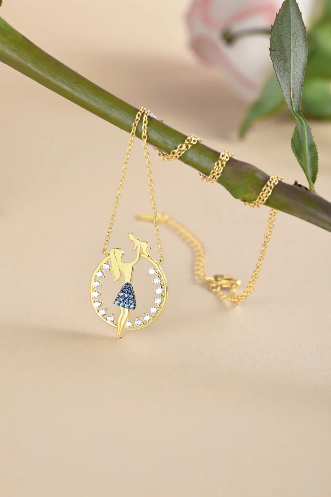 Cubic Zirconia Sterling Silver Necklace