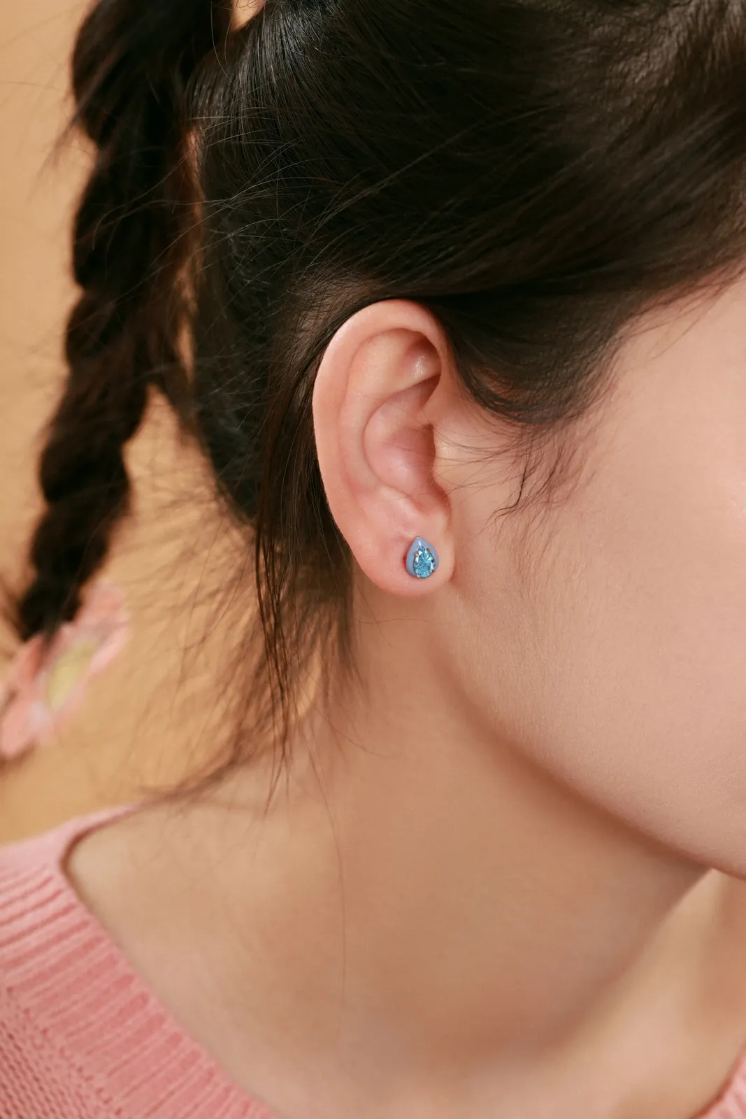 Sterling Silver Rhodium Plated Everyday Stud Earrings