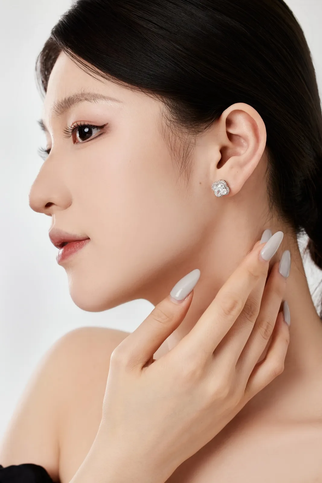 Sterling Silver Cubic Zirconia Stud Earrings