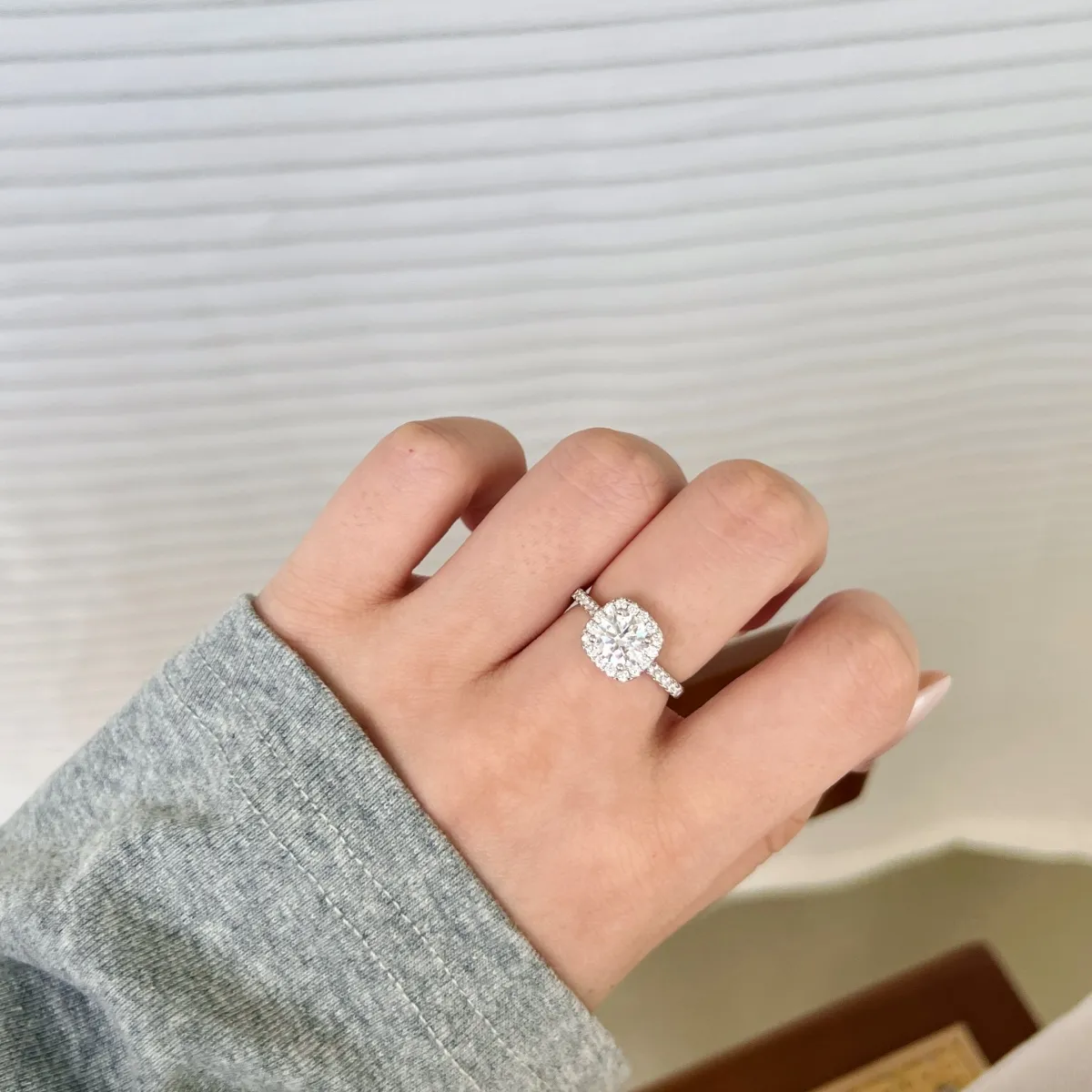 Bridal Cubic Zirconia Sterling Silver Ring