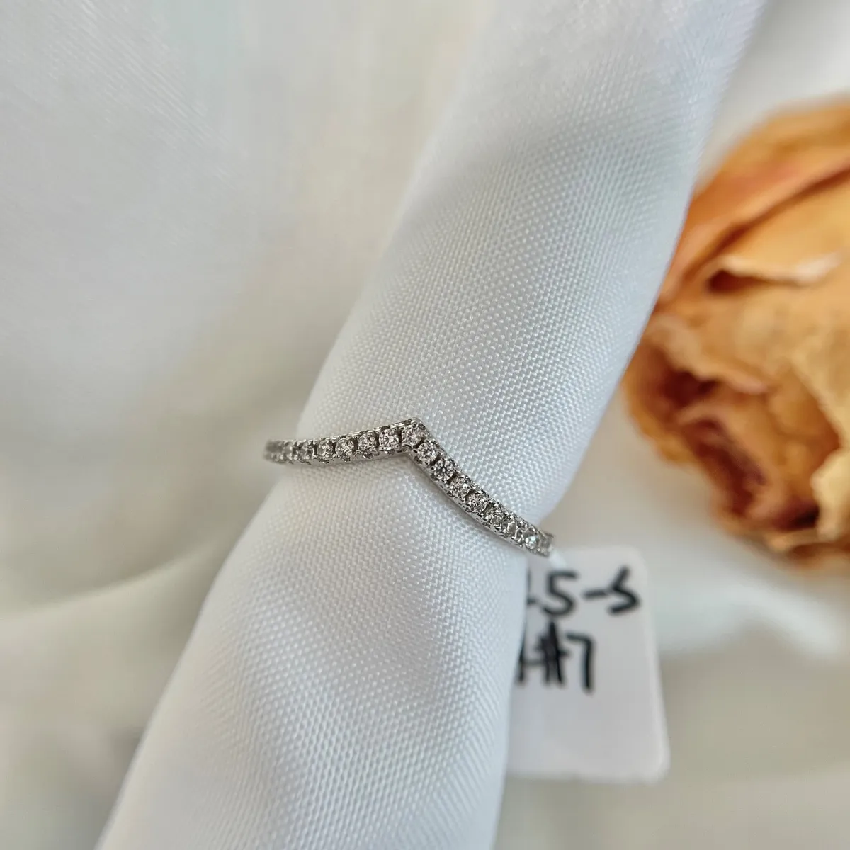 Minimalist Cubic Zirconia Sterling Silver Ring