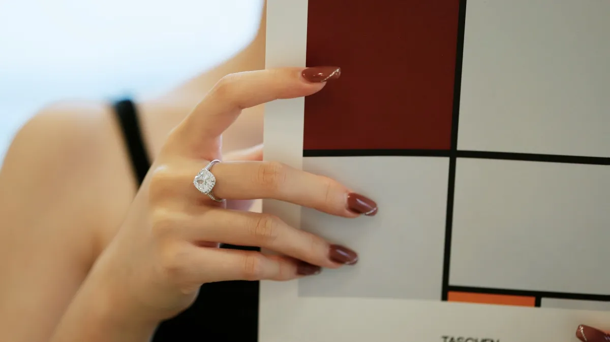 Minimalist Cubic Zirconia Sterling Silver Ring