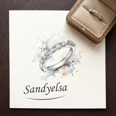 Evenline White Round Moissanite Ring — Gift for Her · S925 Sterling