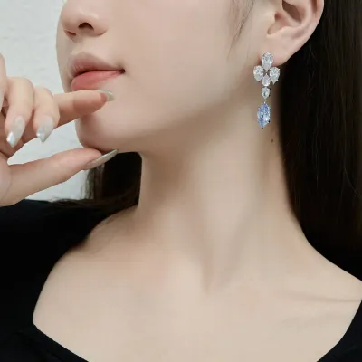 Minimalist Sterling Silver Rhodium Plated Earrings