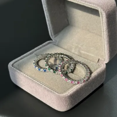 Statement Cubic Zirconia Sterling Silver Ring