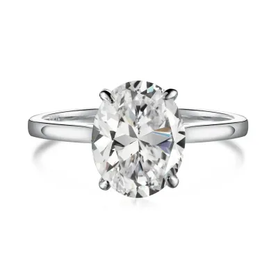 Ring — Rhodium Plated