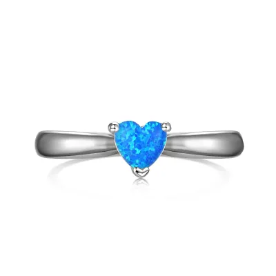 Minimalist Sterling Silver Ring with Rhodium Plating