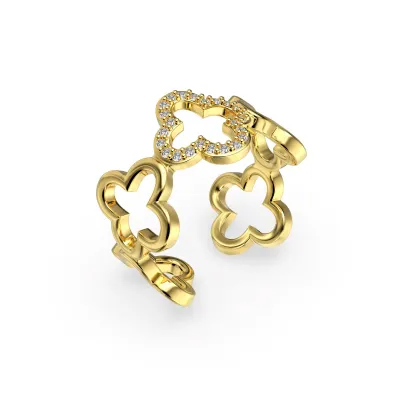 Minimalist Cubic Zirconia Sterling Silver Bracelet, Gold Plated