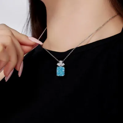 Minimalist Sterling Silver Rhodium Plated Necklace